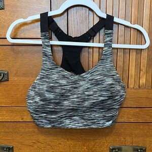 Avia Black and Gray Sports Bra